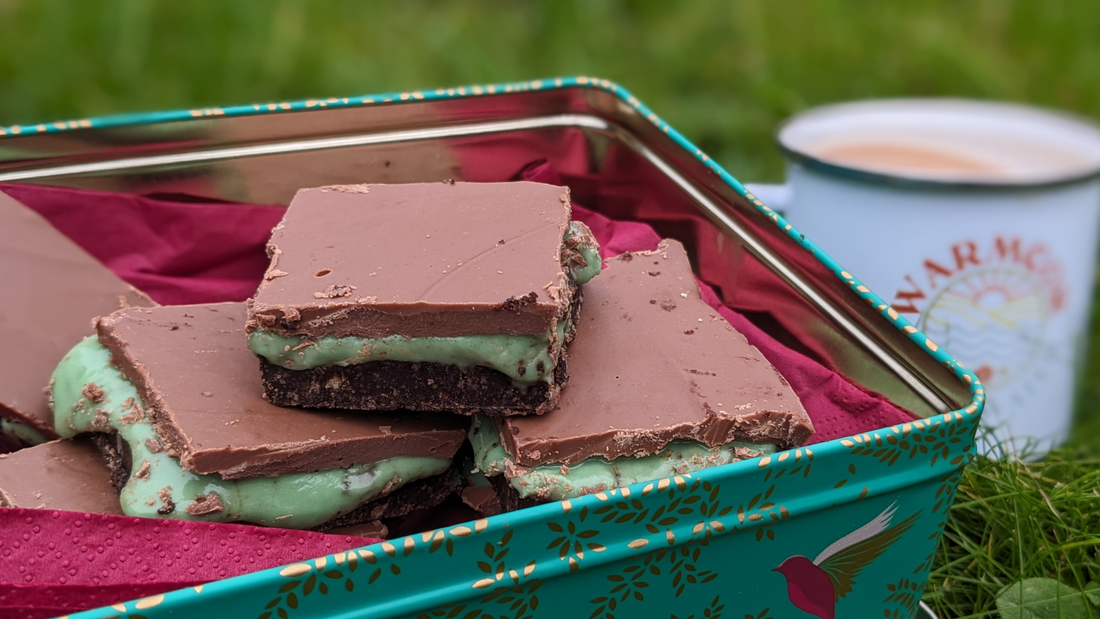 Peppermint Slice Cake