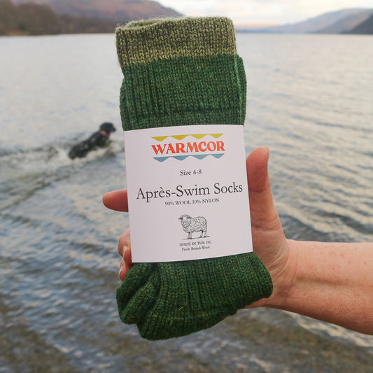 British Wool Socks - Forest and Fern Green